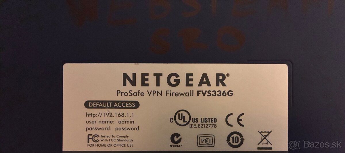 Netgear ProSafe FVS336G - 4