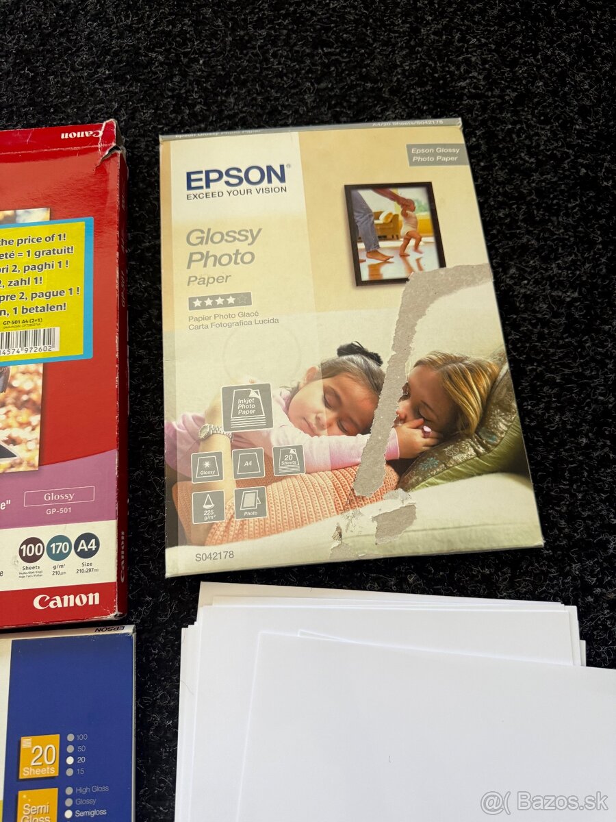 Fotopapier Epson a Canon - 4