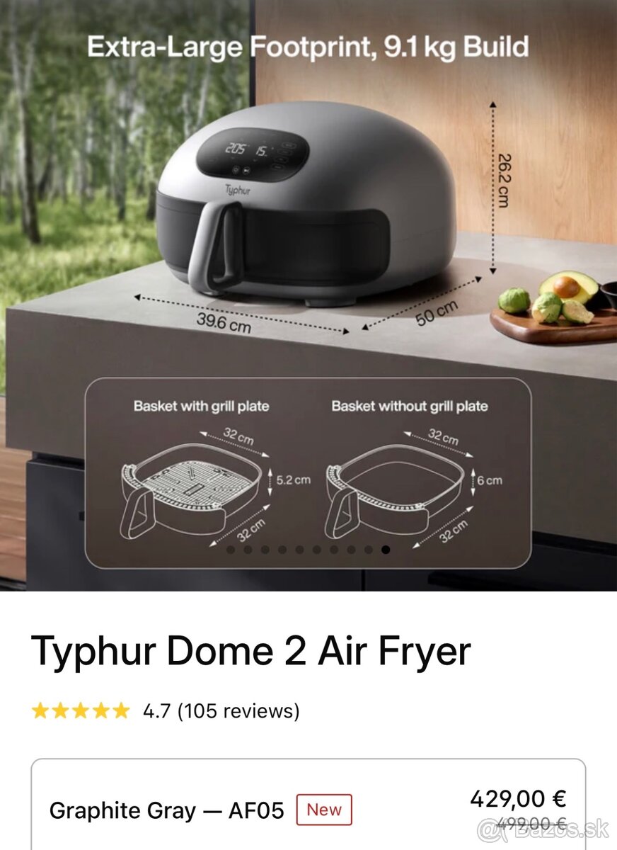 AIRFRYER- Typhur Dome 2 - 4