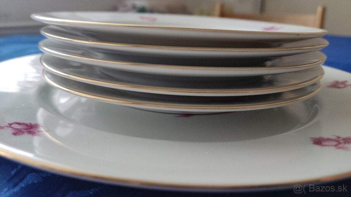 Koláčový set, dezertné taniere Bohemia - 4