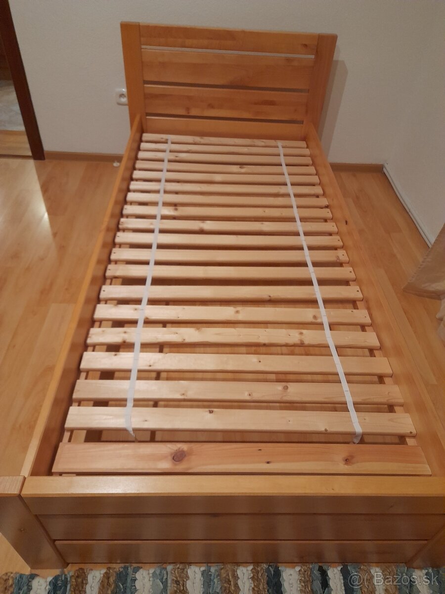 Drevená posteľ 90x200 - 4