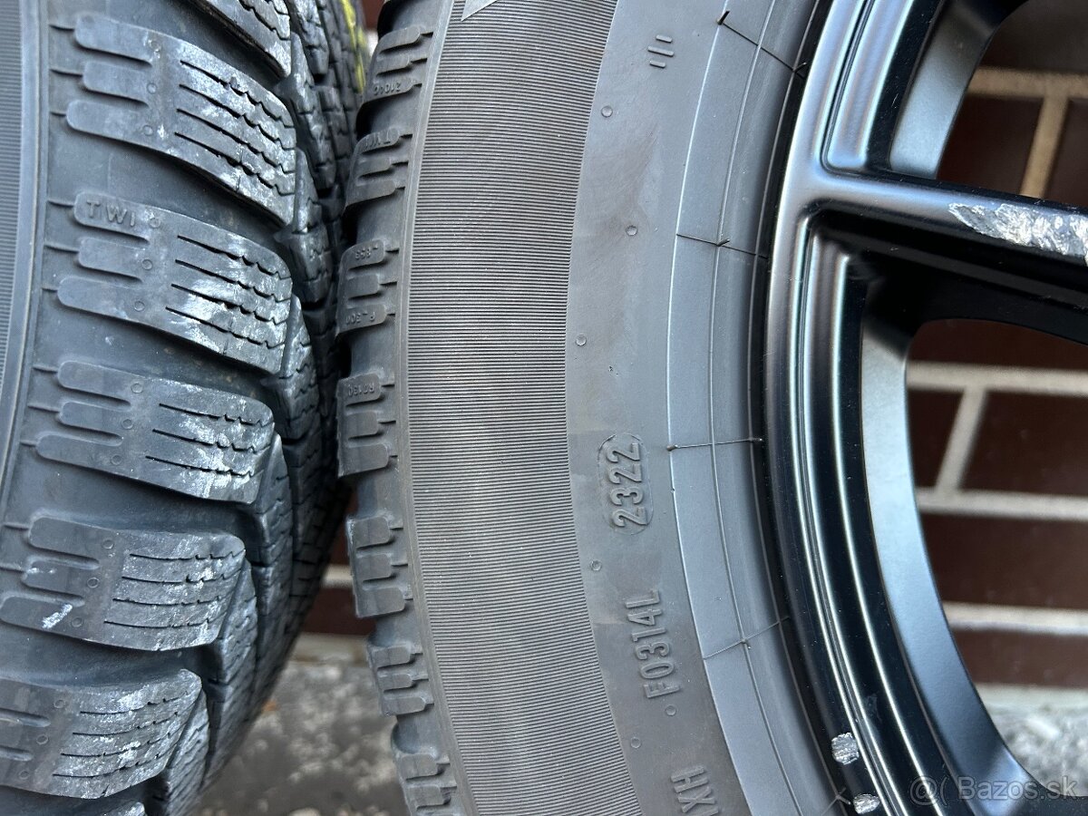 Sada ciernych Aludiskov 16” a Zimné pneumatiky 205/60 r16 ; - 4