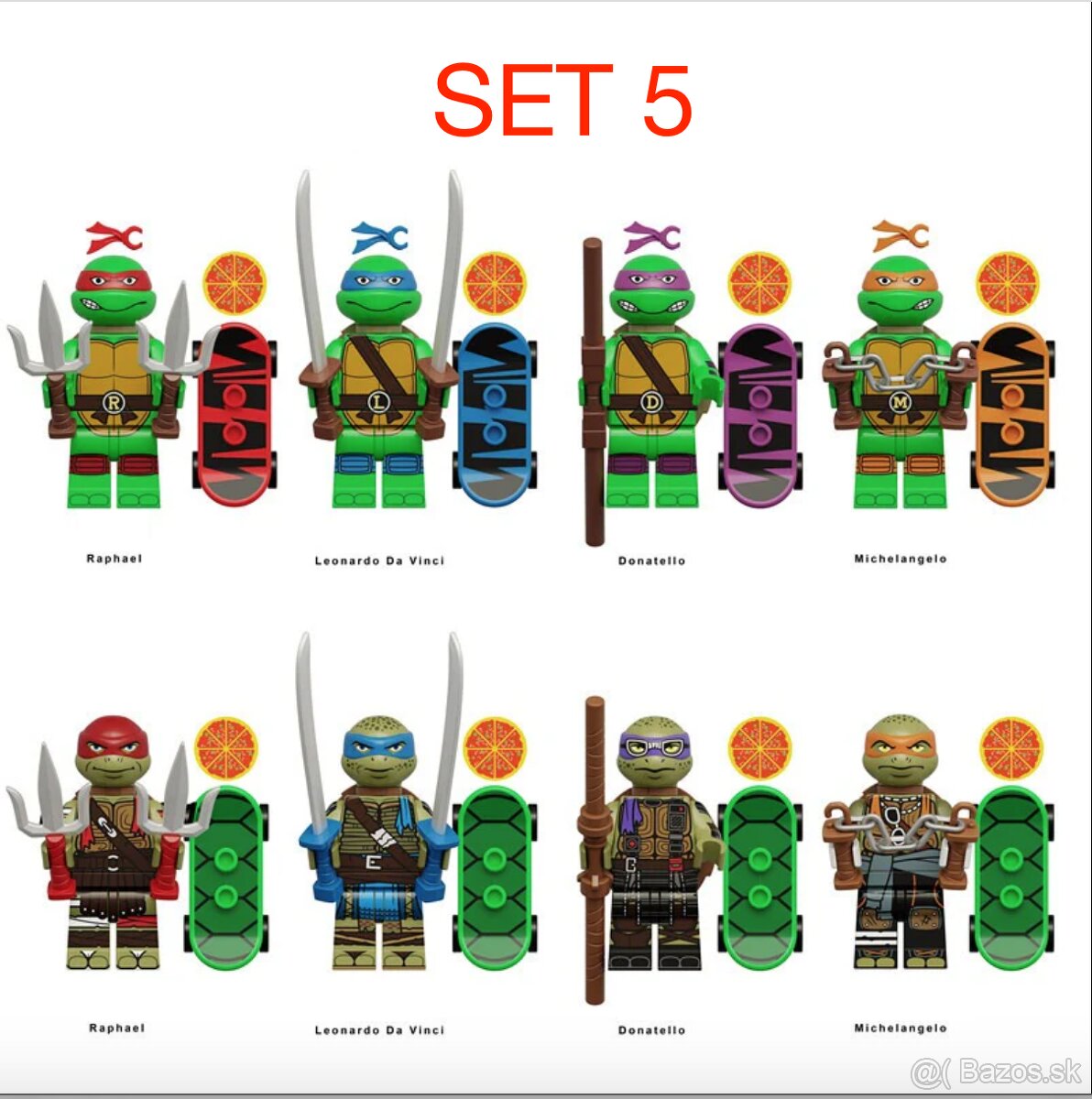 Mix postavičiek - typ lego - nové, nehrané - 4