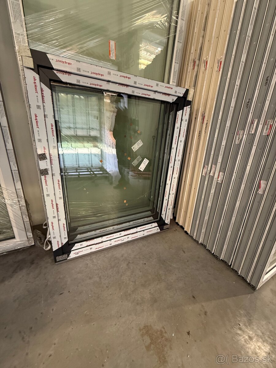 Plastové okná, antracit/biela,nové - 4