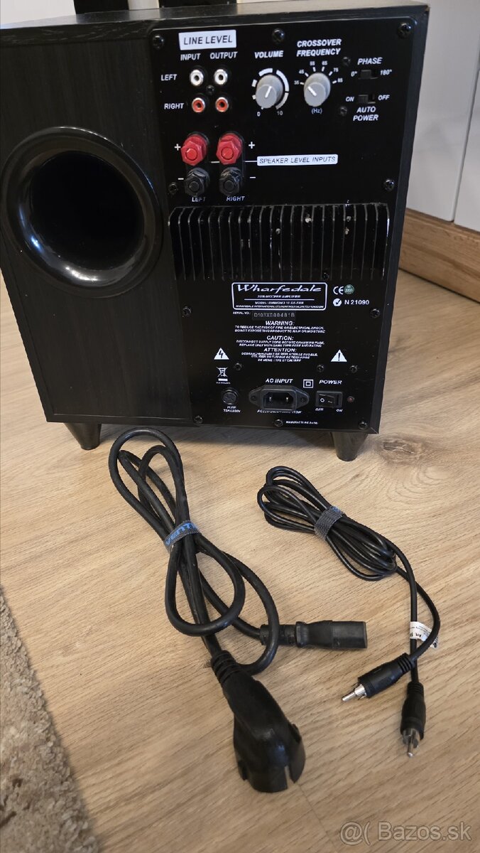 Aktívny kompaktný subwofer - 4