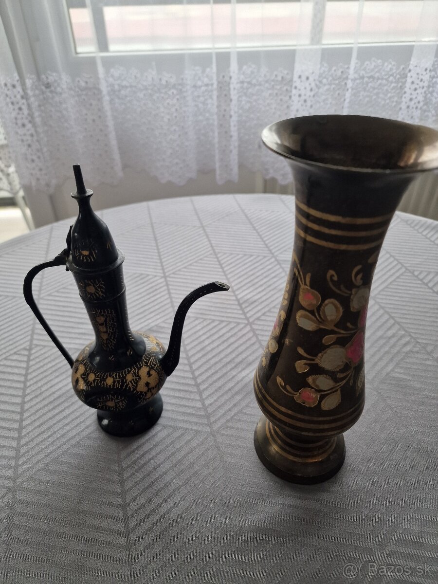 Tradičné indické mosadzné dekorácie - 4