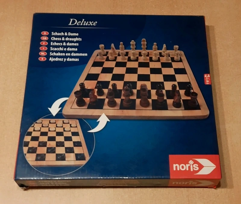 Predám drevené Šachy + Dáma DeLuxe - 4