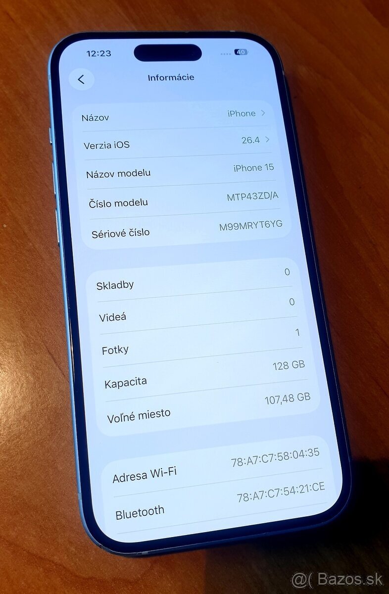 Phone 15 128GB – White Biely - 4