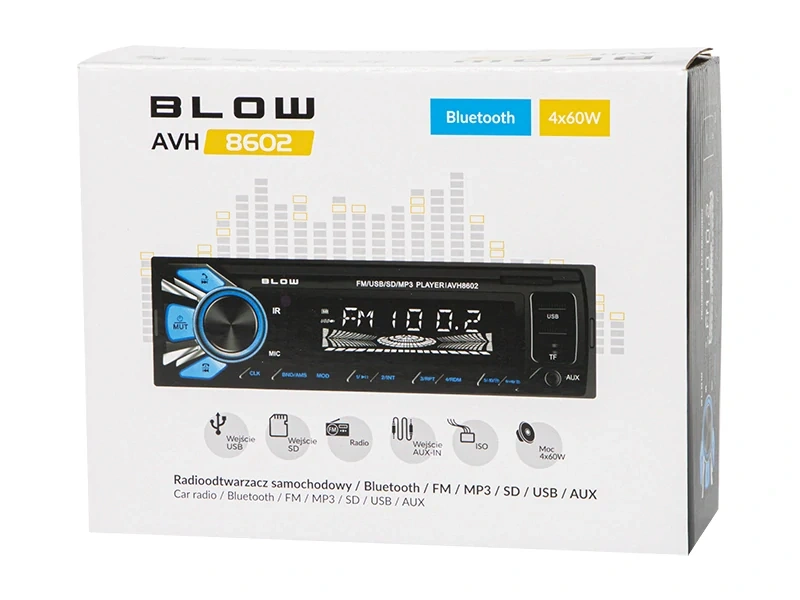 Autorádio na USB, BT BLOW AVH-8602 - 4