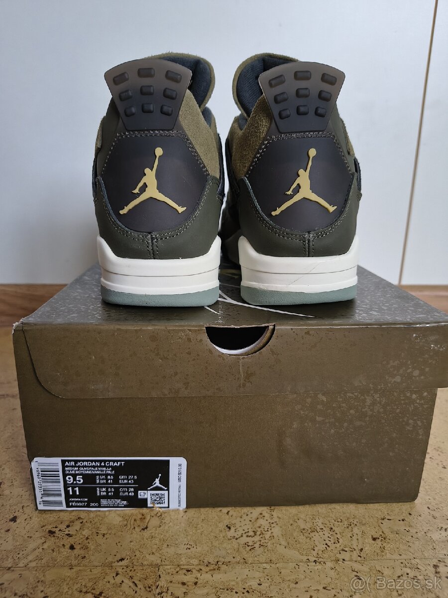 jordan 4 retro se craft medium olive - 4