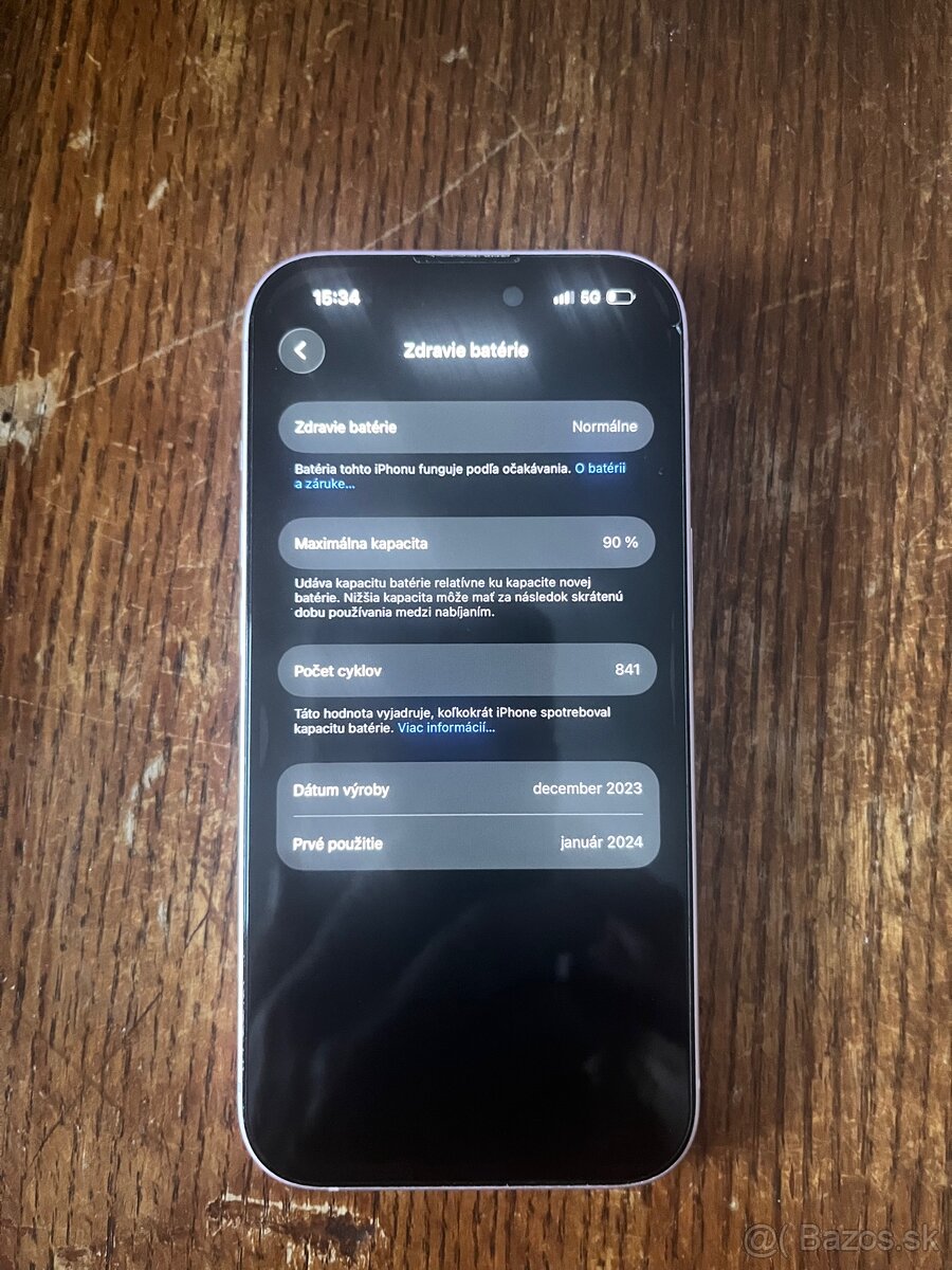 Predám iPhone 15 – 128 GB, ružový - 4