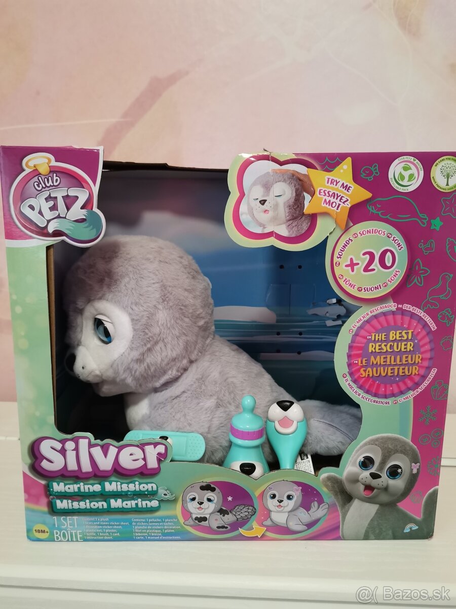 Interaktívny plyšový baby tuleň - 4