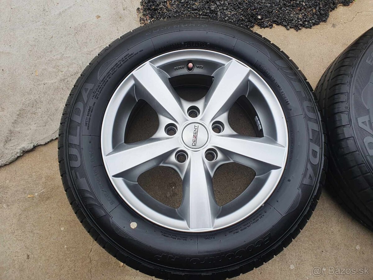 Elektróny DEZENT R15 114,3 x 5 ET40 6,5J - 4