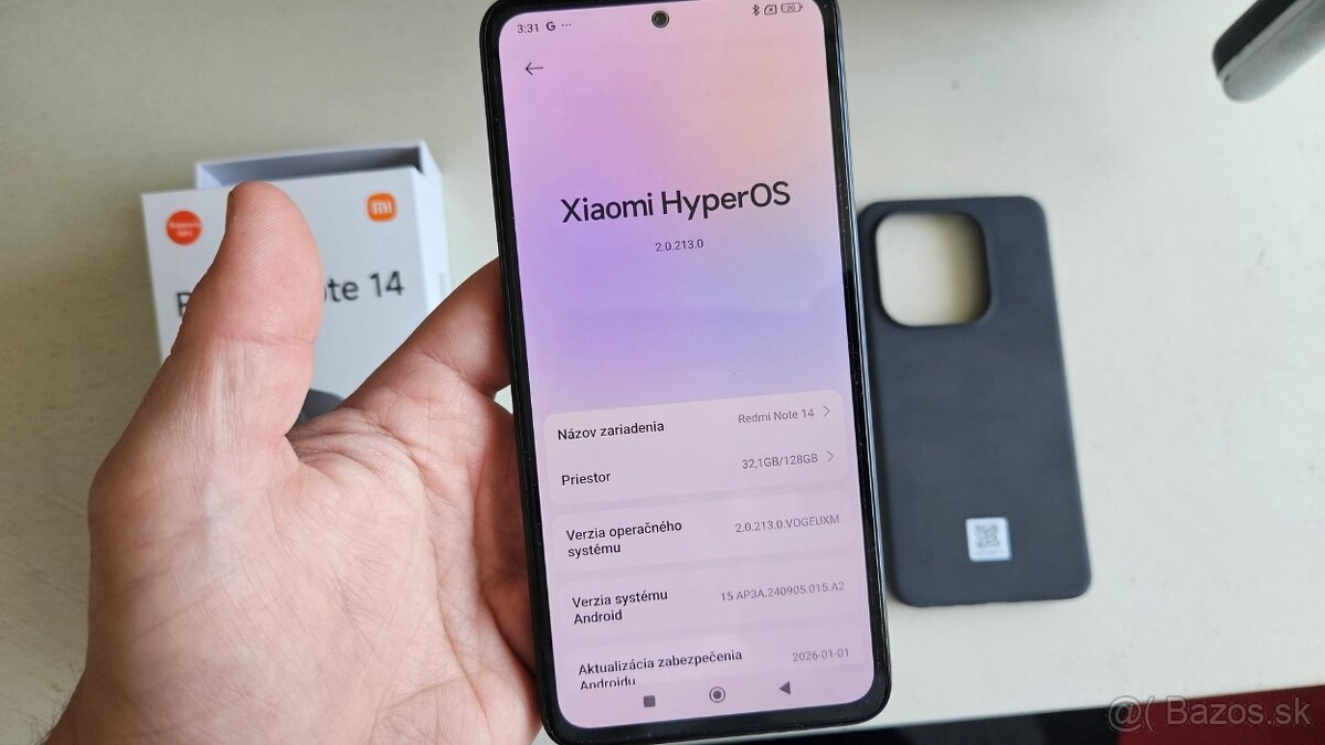 Nový Redmi Note 14 tmavý 128GB - 4
