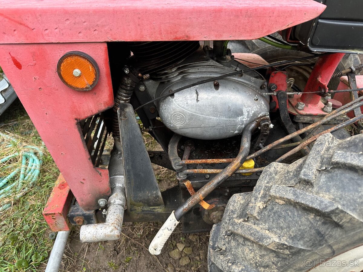 Malotraktor domácej výroby +vyklápacia vlečka - 4