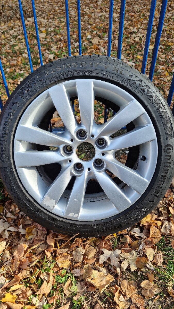 BMW styling 161, 5x120 R17 dvojrozmer, plus pneumatiky. - 4