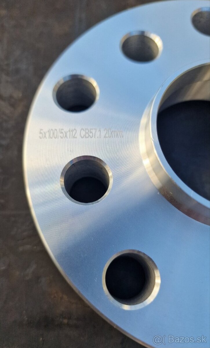 Rozširovacie podložky 5x112 20mm / 5x100 20mm NOVÉ
- 4