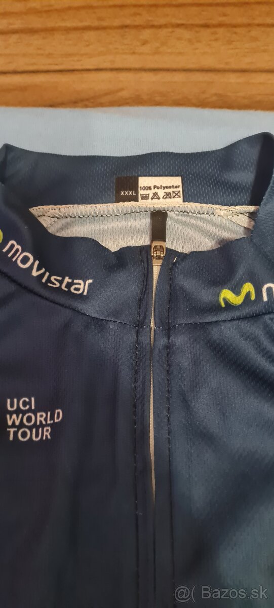 Predám detský cyklistický dres a nohavice MOVISTAR - 4