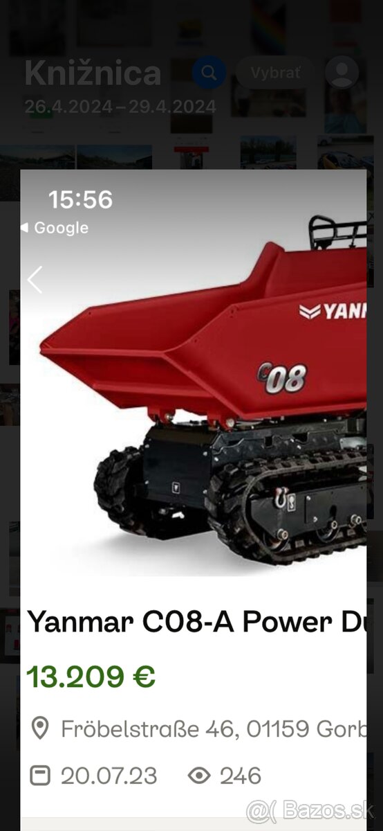 Dumper Yanmar CO8-A , rok 2023 - 4