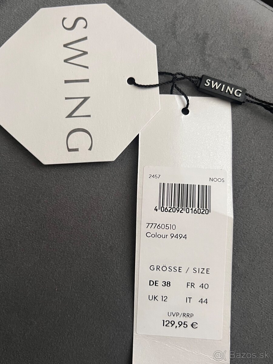 Spoločenské saty velkost 38 (M) - 4