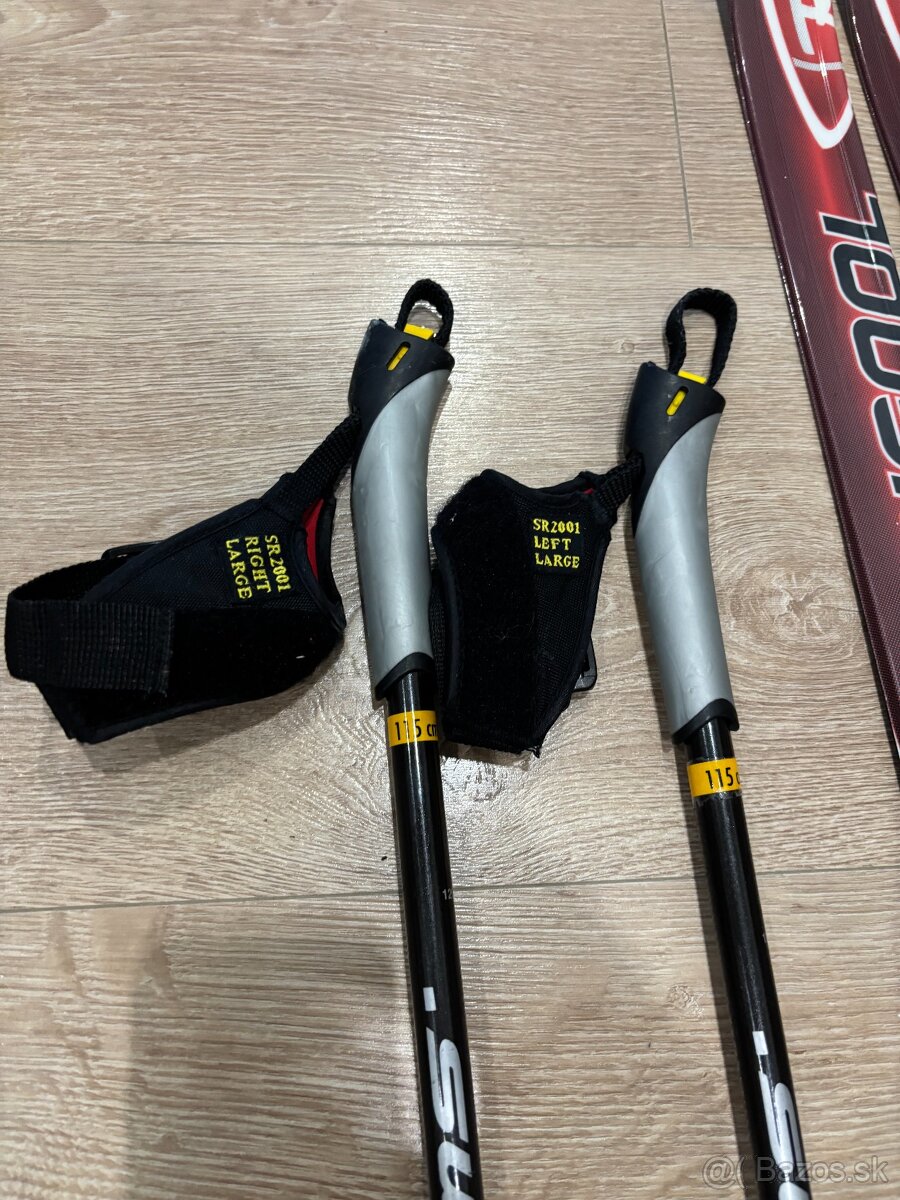 Detské bežky Rossignol 160cm + bežecké palice swix 115cm - 4