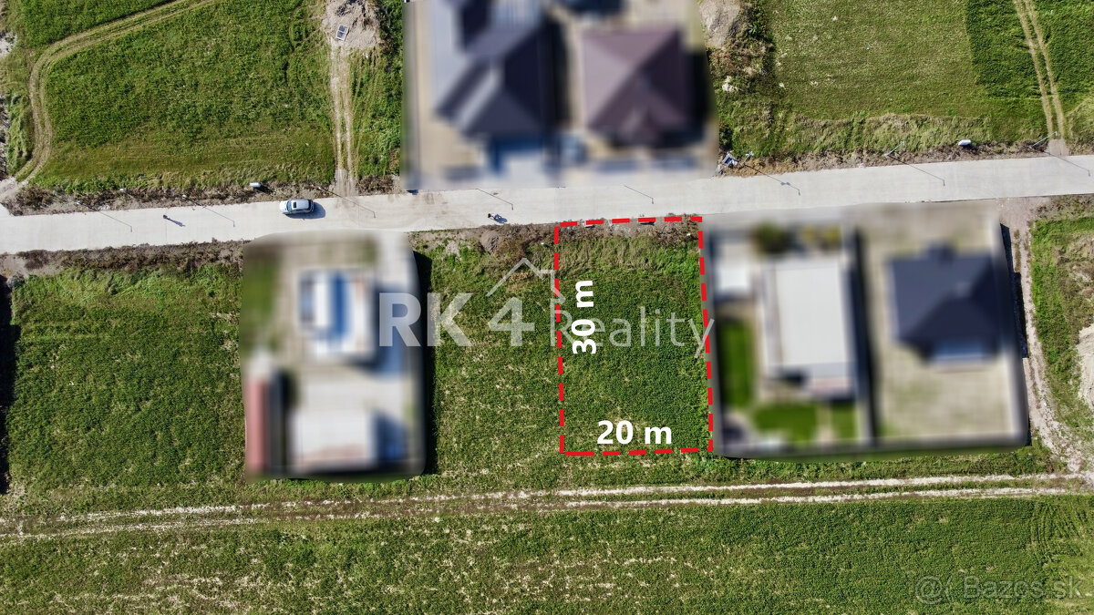 RK4 - PREDAJ - Stavebný pozemok na výstavbu rodinného domu , - 4