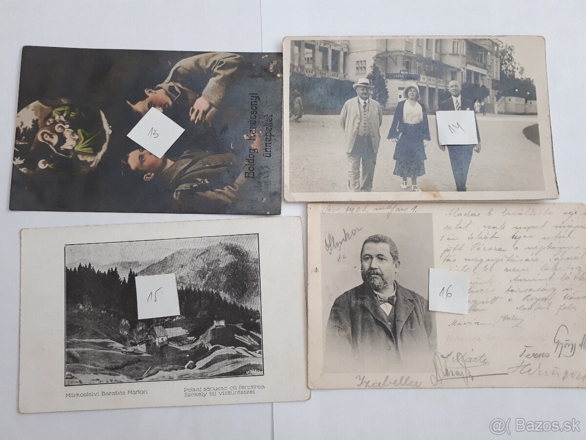 Stare pohladnice vojenske, osobnosti ai. - 4