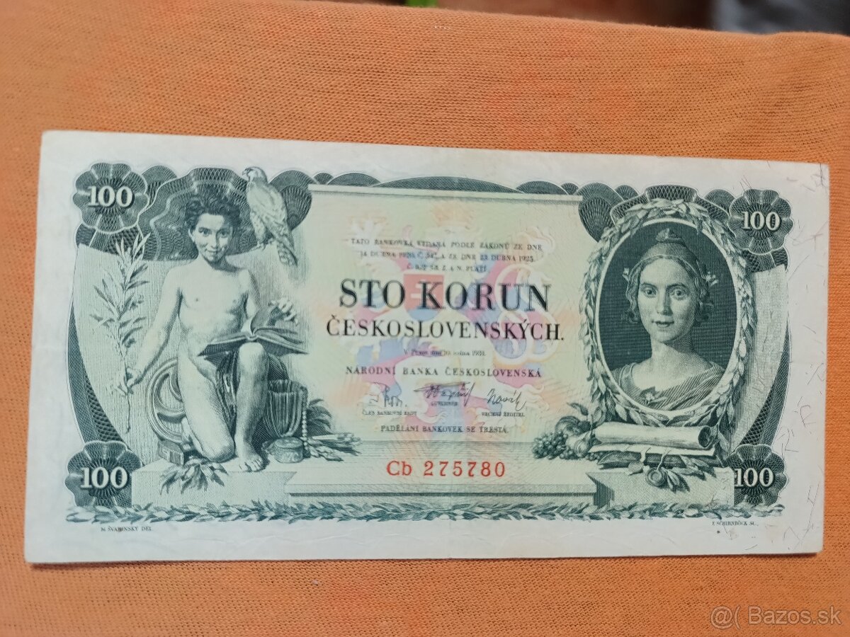 Bankovky ČSR - 100 - 4