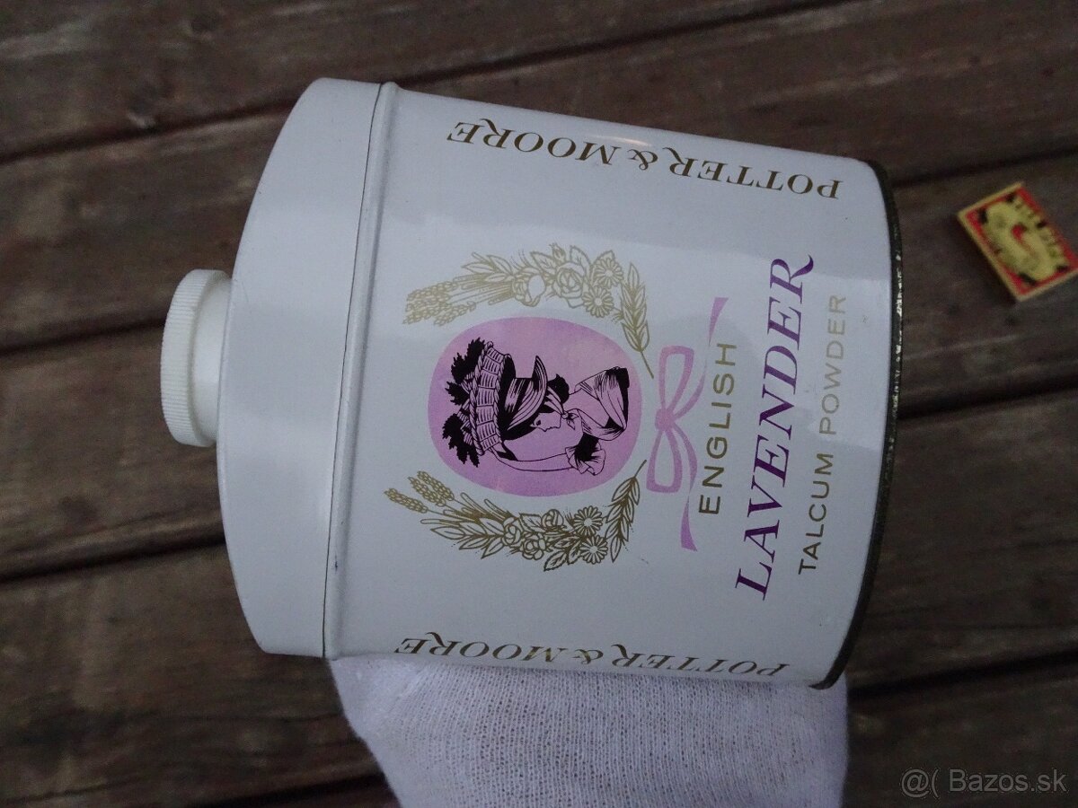 Predám starožitný parfum/púder levanduľa,plne funkčný - 4