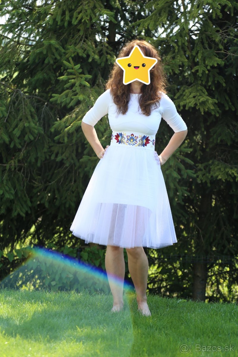 Sviatočné (svadobné) biele šaty - 4