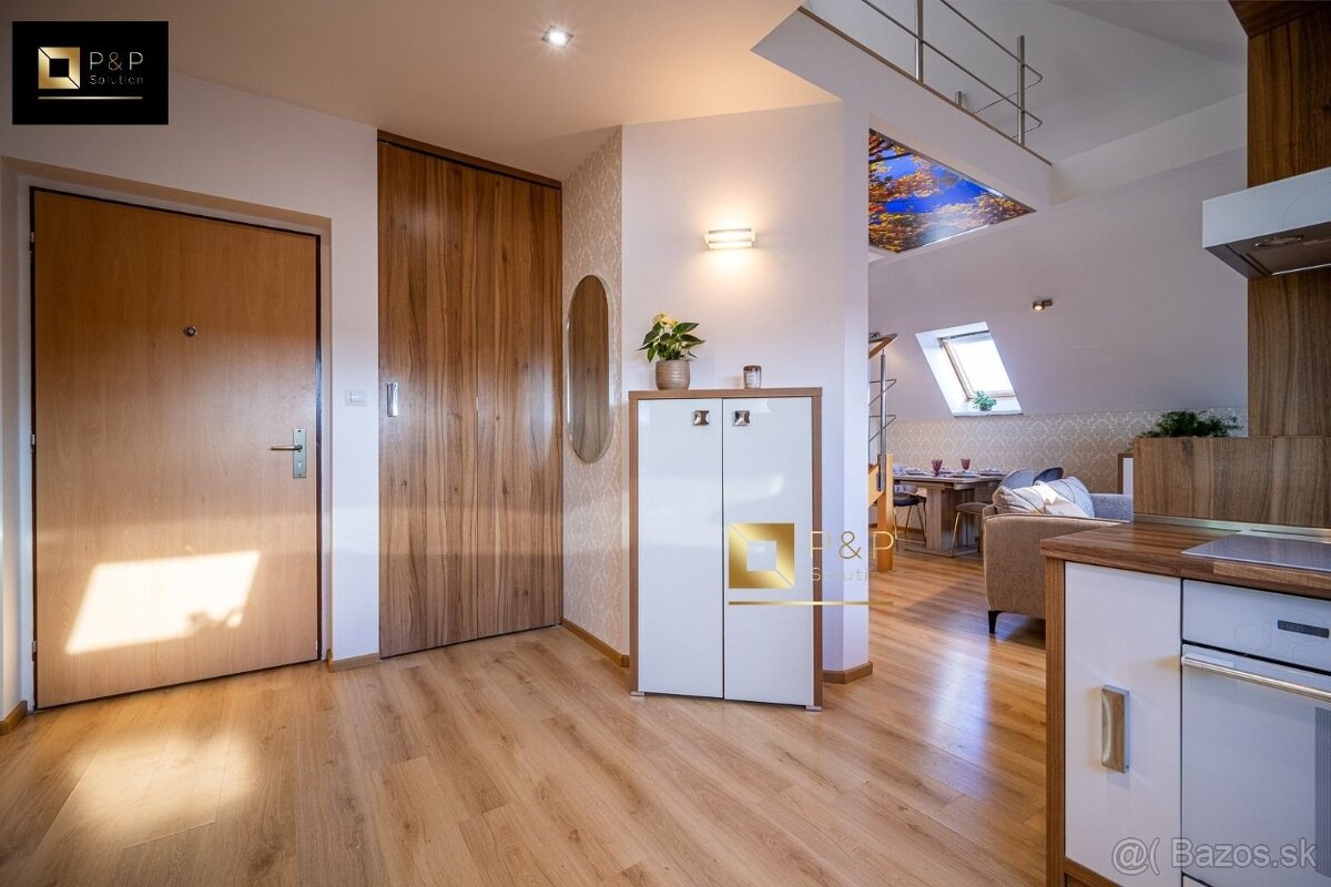 NA PRENÁJOM – Štýlový 3-izbový podkrovný byt blízko centra – - 4