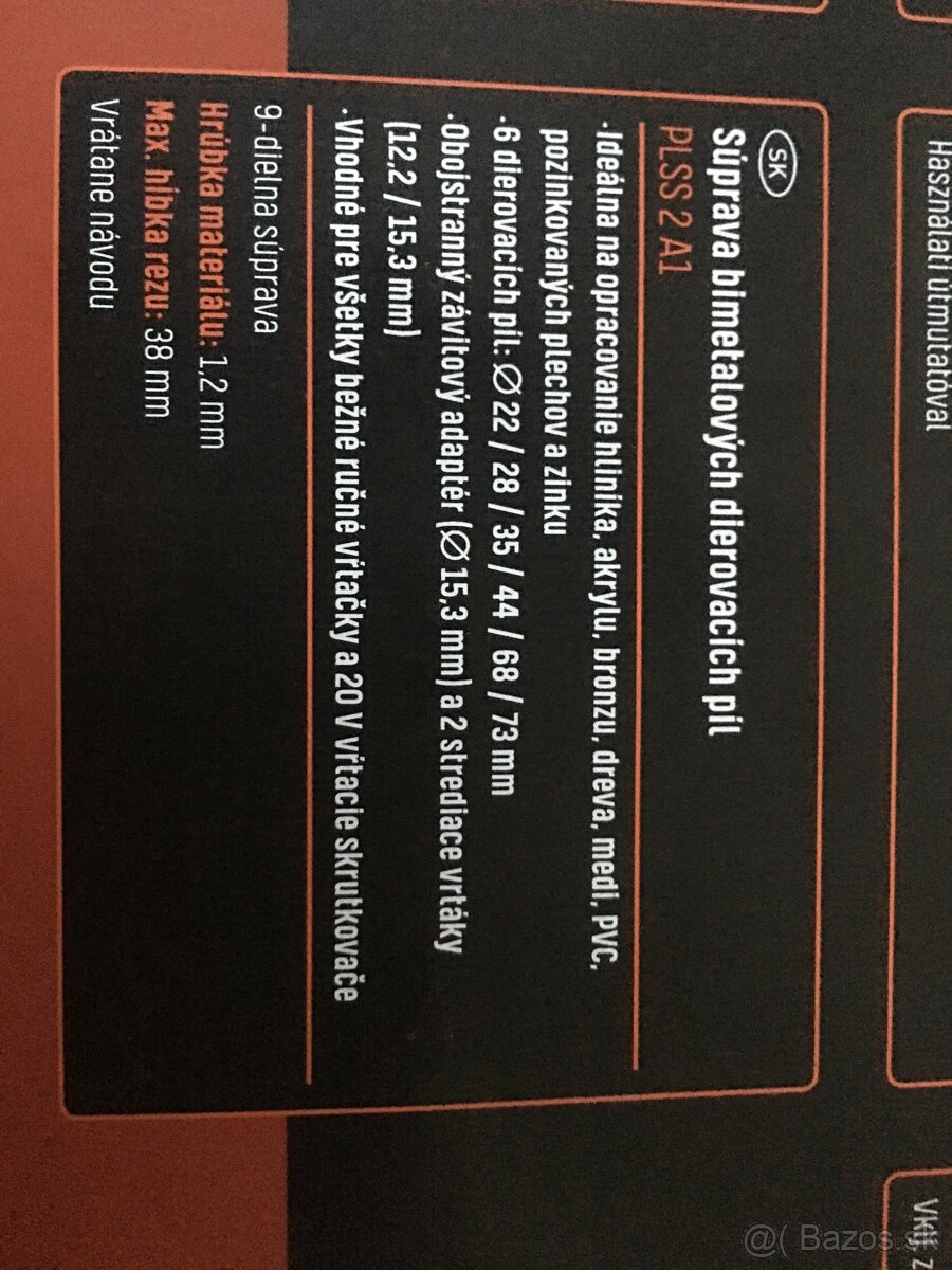 Suprava dierovacich pil PARKSIDE PLSS 9 A1 - 4