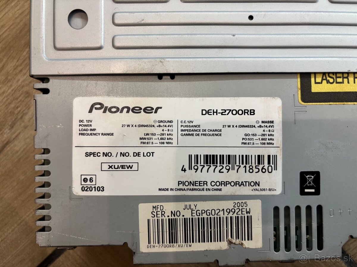 CD Autoradio Pioneer - 4