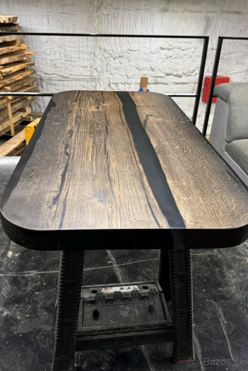 Konferenčný stolík -dub bahenny - 4