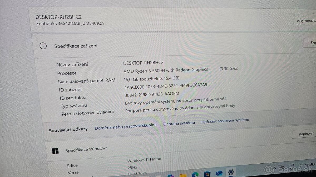 Asus Zenbook 14X OLED - aj vymením - 4