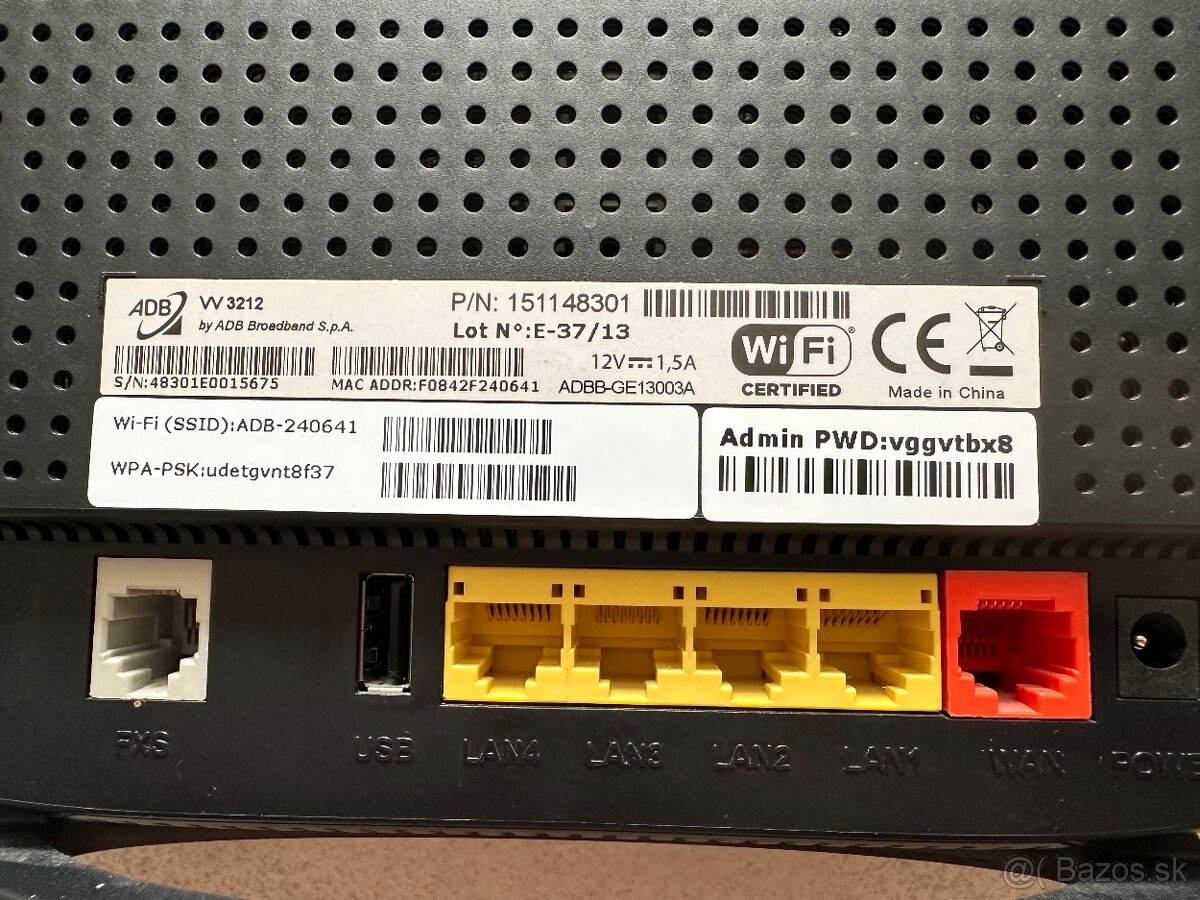 Wifi router ADB VV3212 - 4