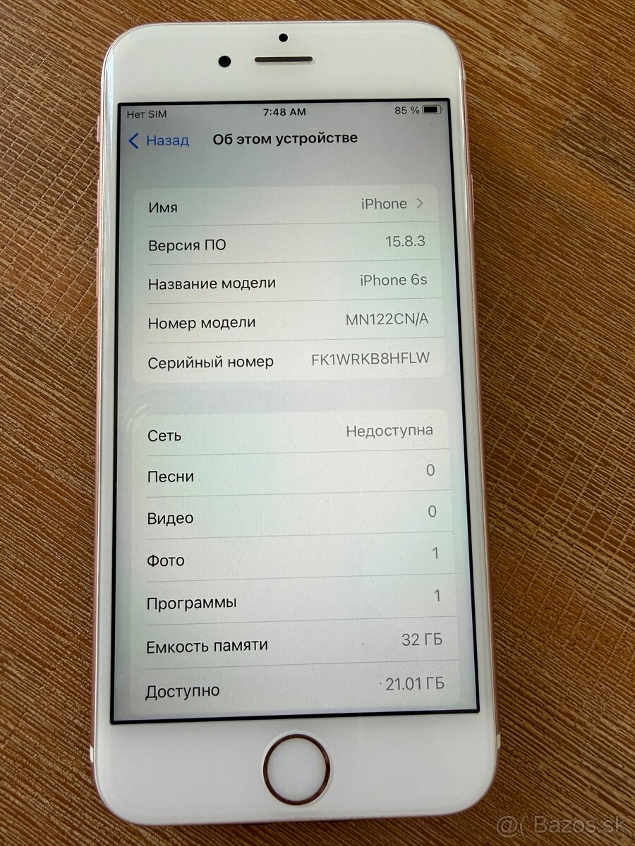 iPhone 6s rose, top stav - 4