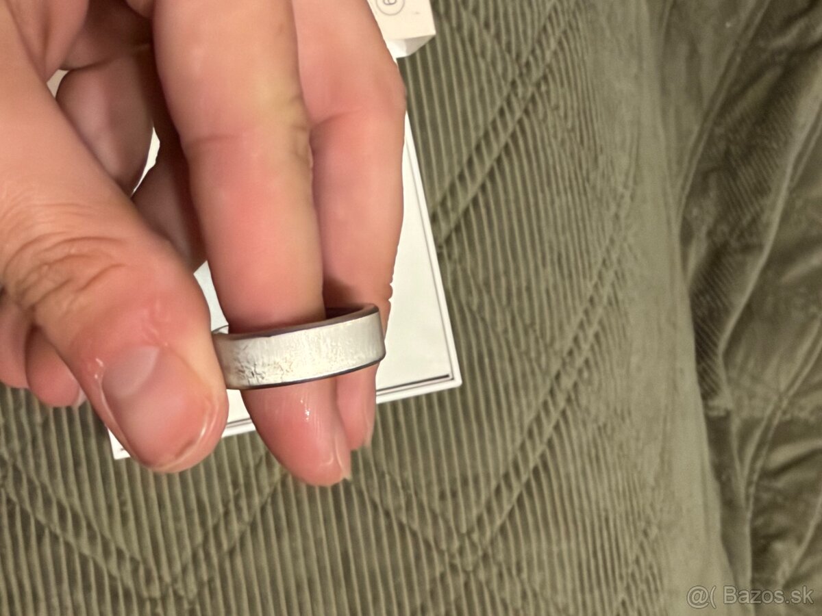 Oura Ring 4 Brushed Silver – veľkosť 9 - 4