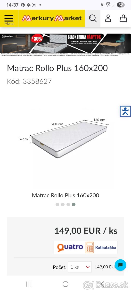 Matrac 160x200x14cm - 4