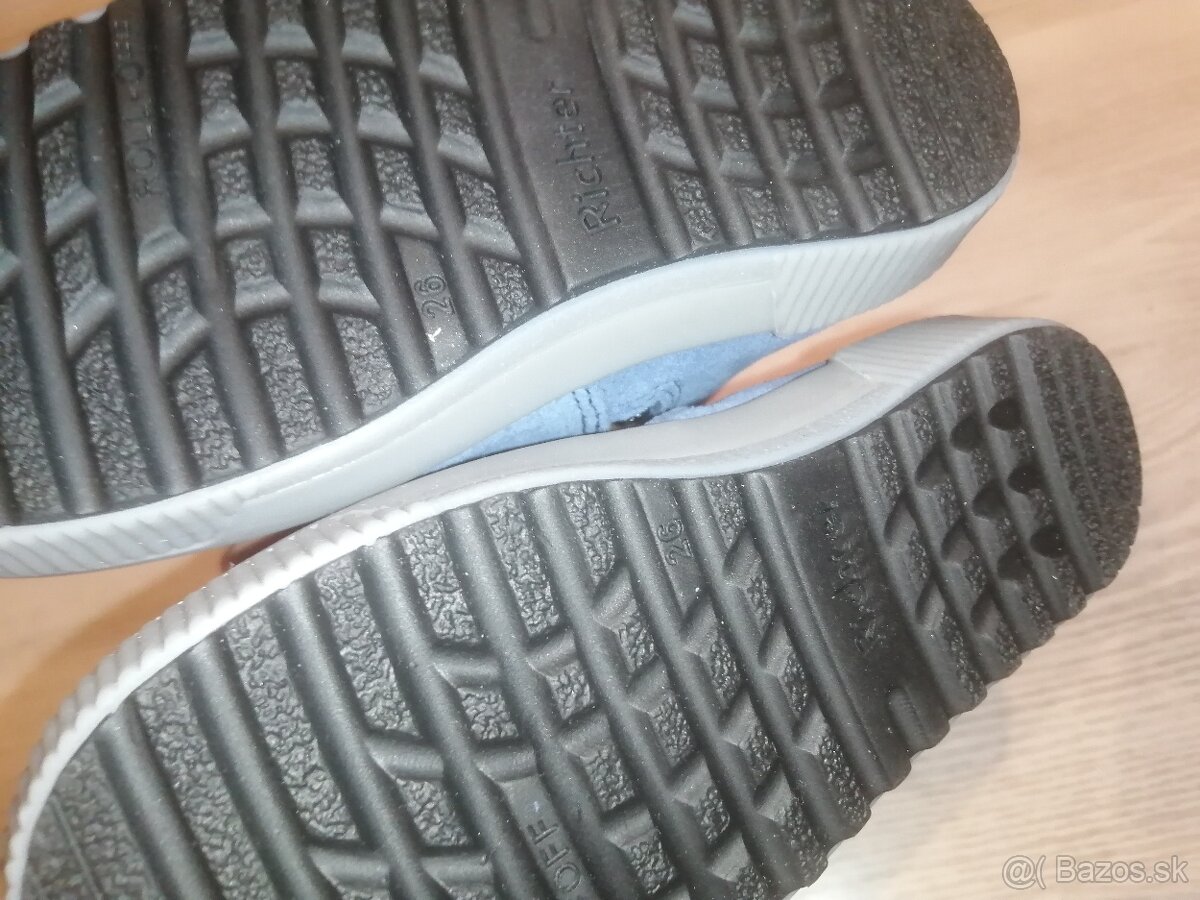 Nové kvalitné kožené čižmy veľ. 26 - 17cm zn. Richter - 4