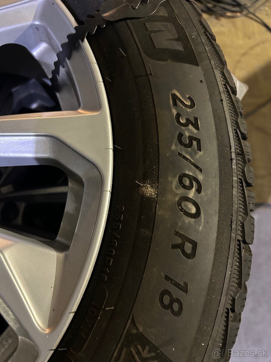 Michelin pilot alpin 235/60 R18 zimna sada - 4