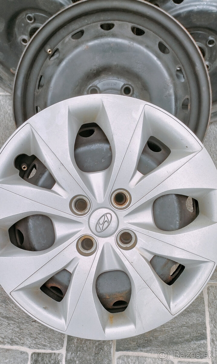 Predám plechové disky 6J R15. - 4