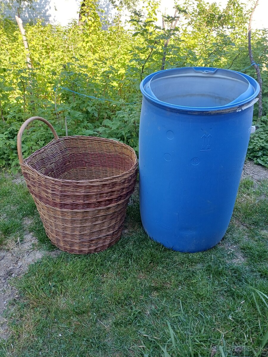Predám veľký prútený košík. - 4
