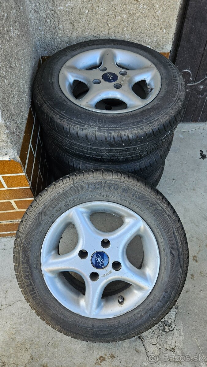 Hliníkové disky s letnými gumami - 4