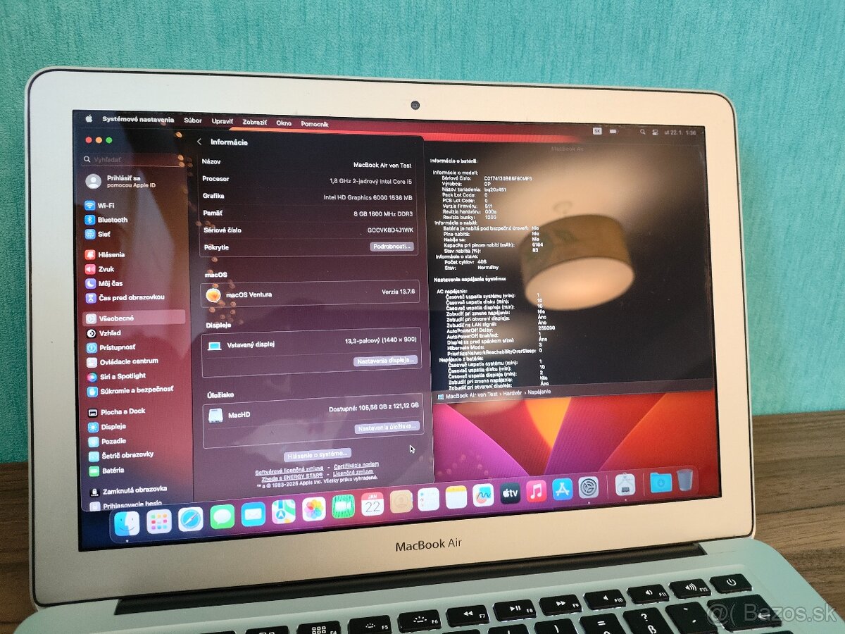 MacBook Air 13 2017 • 8GB • 128GB - 4