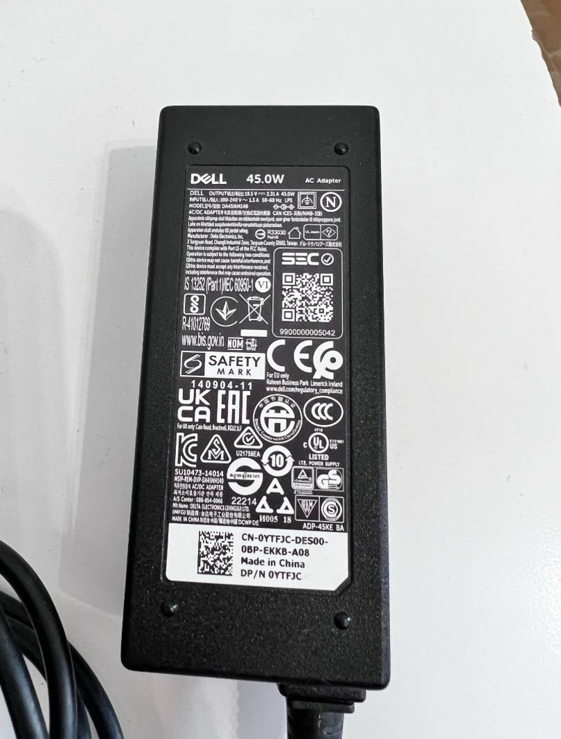 Originálna nová nabíjačka na notebook DELL 19,5V 2,31A 45W. - 4