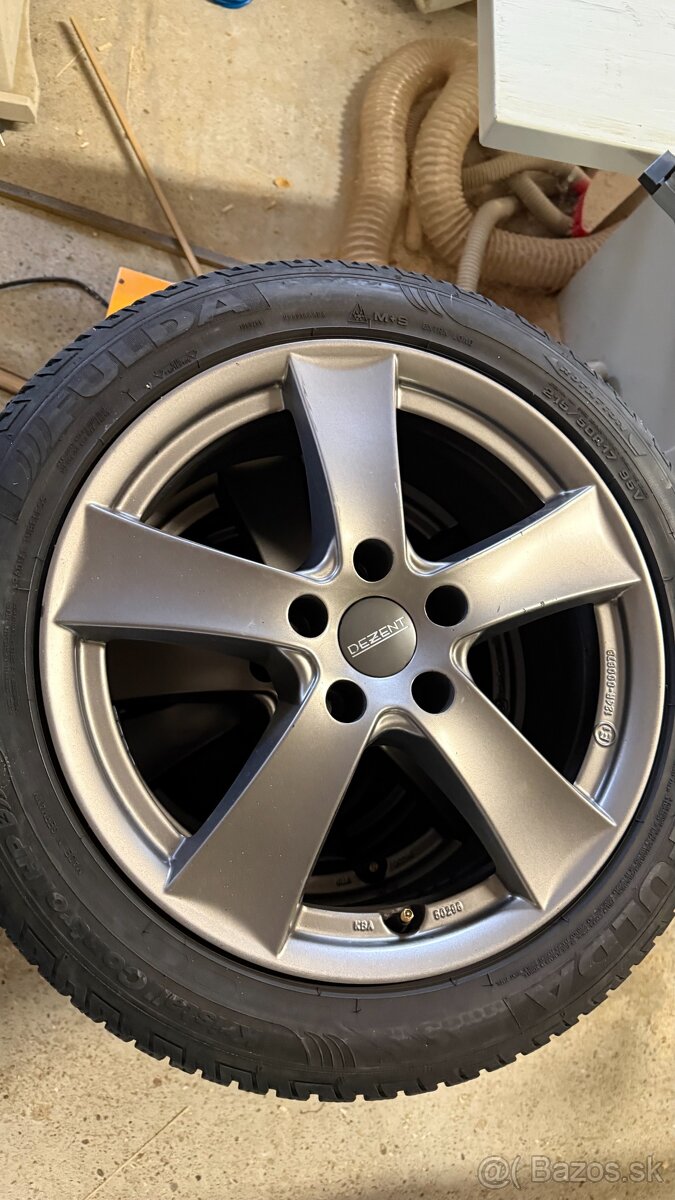 Predám elektróny zn. Dezent 215/50R17 - 4