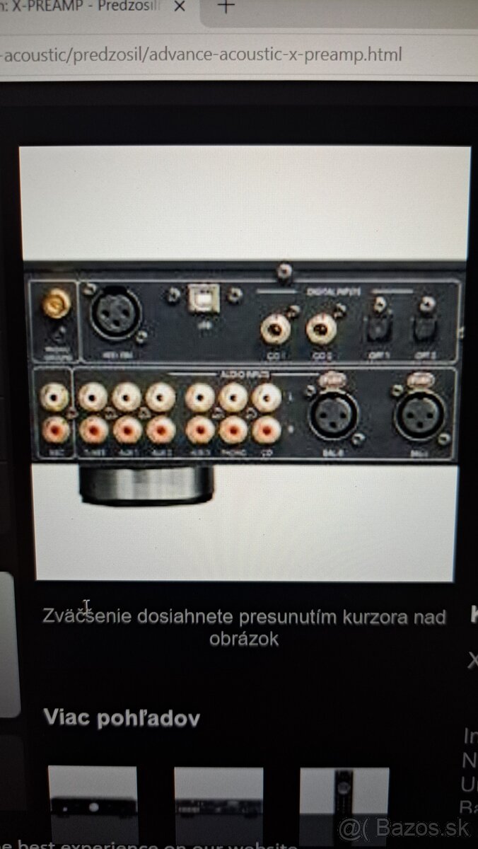 predám high-end zostavu Advance acoustic - 4
