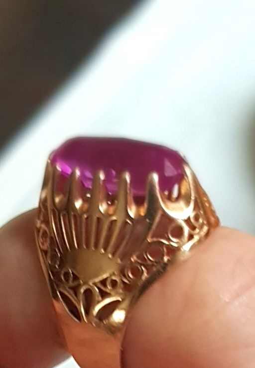 zlatý prsteň 14 ct. - 4