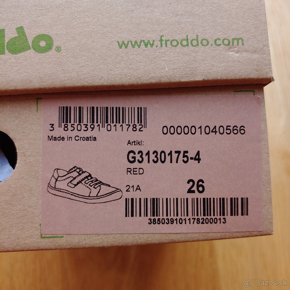 Detske barefoot tenisky Froddo, vel. 26 - 4
